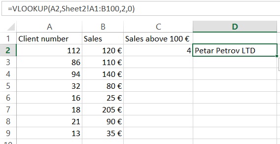 vlookup example 1